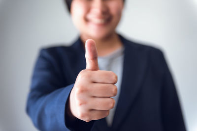 Portrait of smiling man