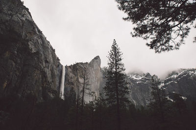 Cliffs against sky