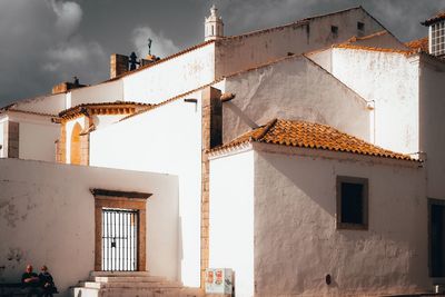 Low angle view of building against sky