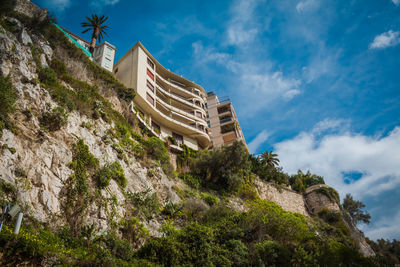 Low angle view of building against sky