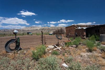 Abandoned farm in vashlovani np, georgia