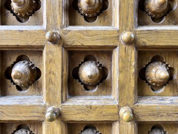 Close-up of old door