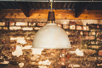 Close-up of illuminated light bulb