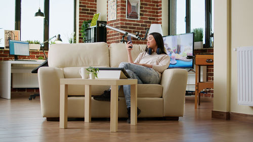 Interior of living room at home