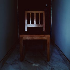 Empty benches in the dark