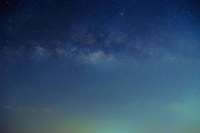 Low angle view of sky at night