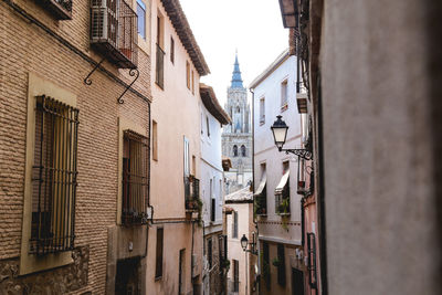 Low angle view of buildings against sky