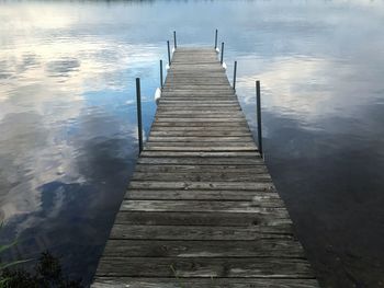 Pier over lake