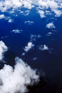 Low angle view of clouds in sky