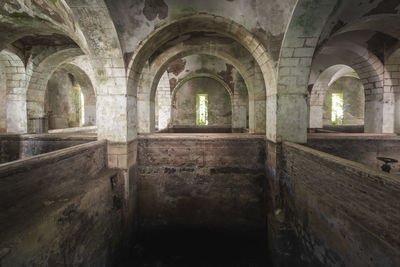 Corridor of historic building