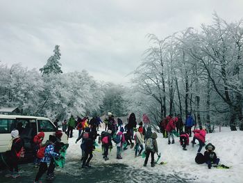 People in park