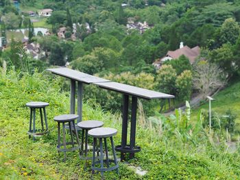 Coffee corner on the top of the hill