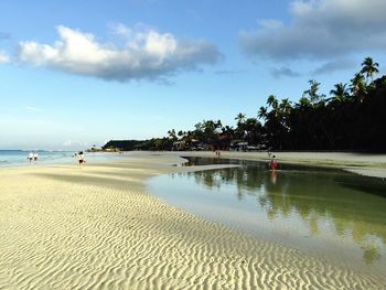 Scenic view of beach