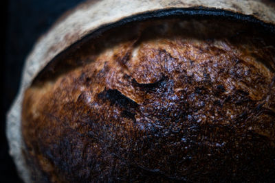 Close-up of bread in container