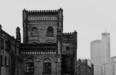 Low angle view of historical building against sky