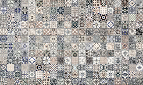 Full frame shot of tiled floor