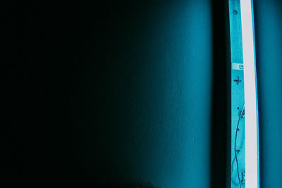 Full frame shot of blue wall