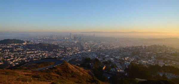 Aerial view of cityscape