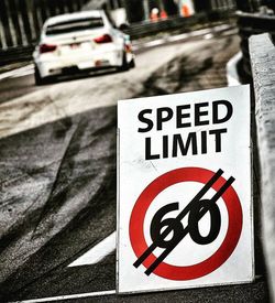Low angle view of information sign