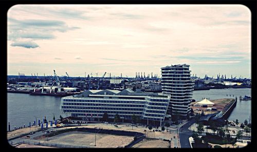 Boats in harbor