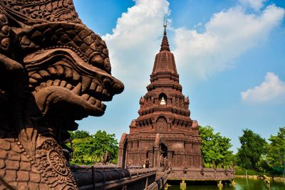 Low angle view of a temple