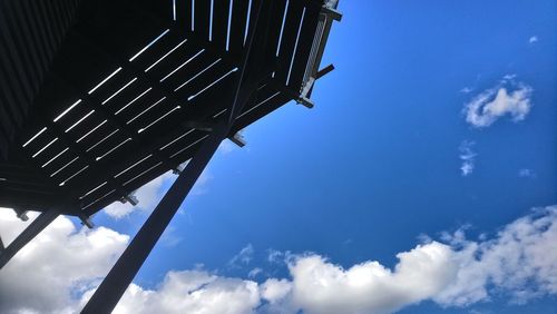 Low angle view of building against sky