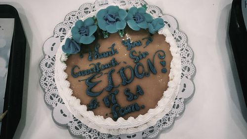 Close-up of chocolate cake