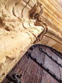Close-up of wooden wall