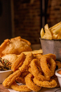 Close-up of food in plate