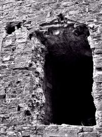 Close-up of stone wall