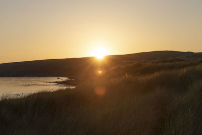 Scenic view of sunset