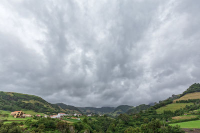 Scenic view of landscape against sky