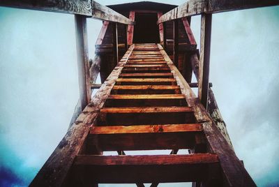 Narrow alley along buildings