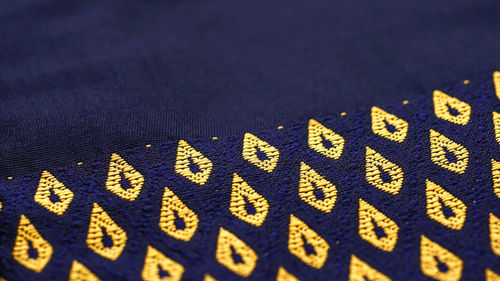 Close-up of text on black background