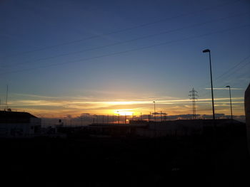 Scenic view of sky during sunset