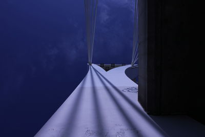 Close-up of boat against sky