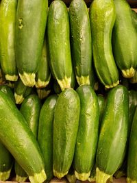 Full frame shot of green vegetables for sale
