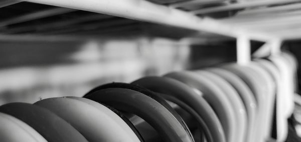 Close-up of piano keys