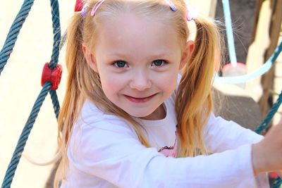 Portrait of smiling girl