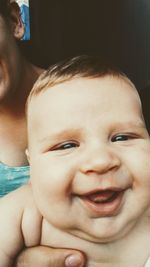 Portrait of cute smiling baby