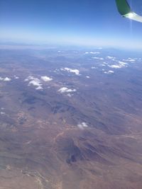 Aerial view of landscape against sky