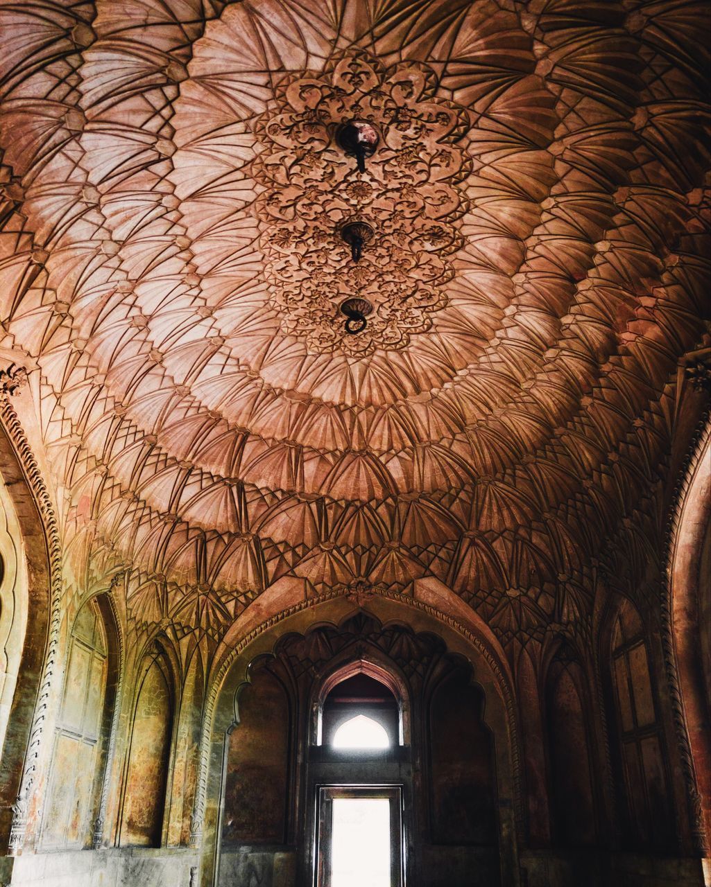 LOW ANGLE VIEW OF CHANDELIER