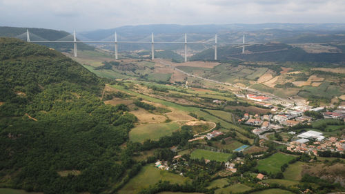 Aerial view of landscape