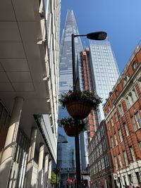 Low angle view of buildings against sky