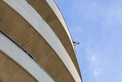 Low angle view of built structure against sky