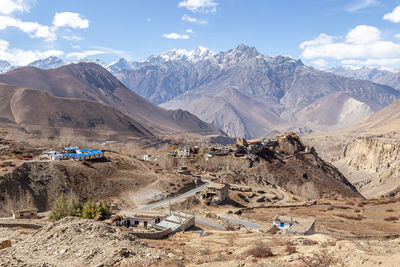 Muktinath in the himalayas in nepal