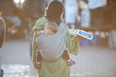 Close-up of young woman