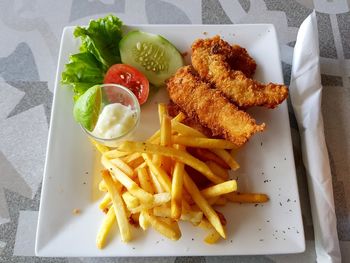 Close-up of food on plate