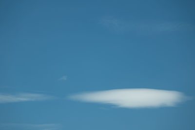 Low angle view of blue sky