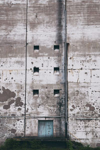 Full frame shot of old weathered door